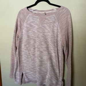 Calvin Klein Pink V-Neck Sweater Soft Knit Casual